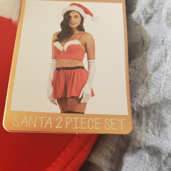 spree intimates 34c/ medium Santa 2 piece set - Picture 5 of 5